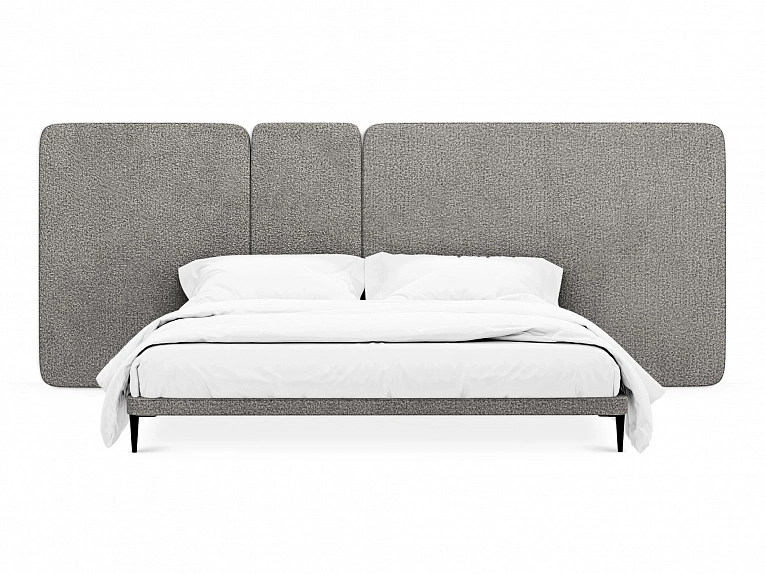 Кровать OgogoHome Licata 961641 серый