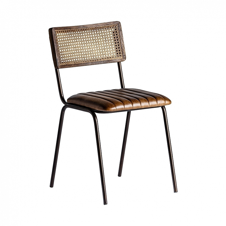 Стул Vical Almstock 28090 коричневая кожа