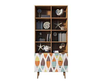 Стеллаж Этажерка Berber (Бербер) Принт 48 BB44/Print_48