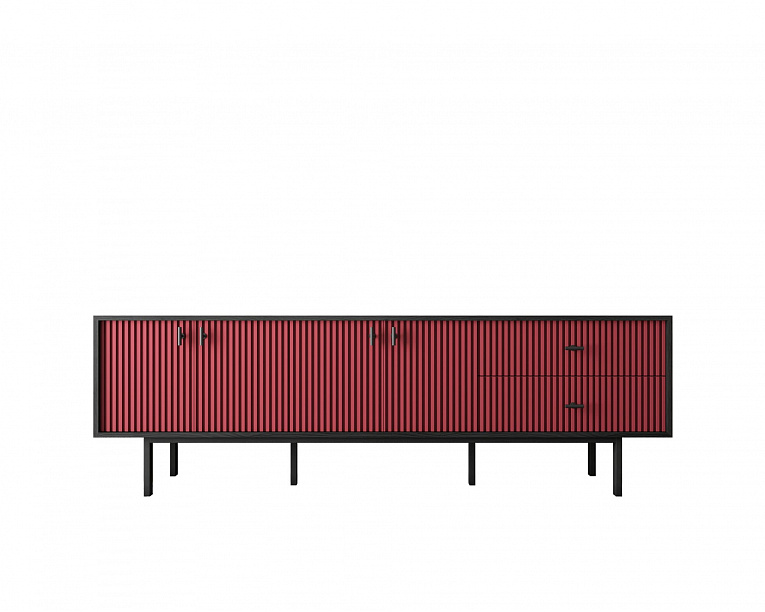 Комод Этажерка Emerson (Эмерсон) Red (Ред) EM04/red/L