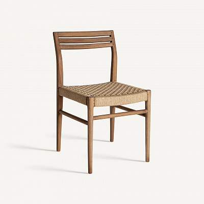 Стул из тика и веревки Vical Souillac 35442